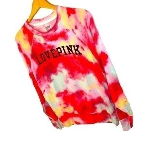 PINK VICTORIA’S SECRET | Women’s “Pink” Tie Dyed Long Sleeve Shirt Size XS